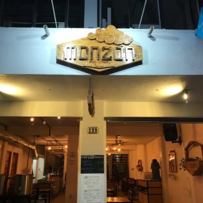 Entrance to Monzon Brewing Co. 