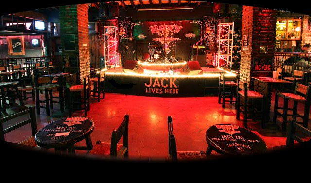 Dance floor at Roxy's in Puerto Vallarta