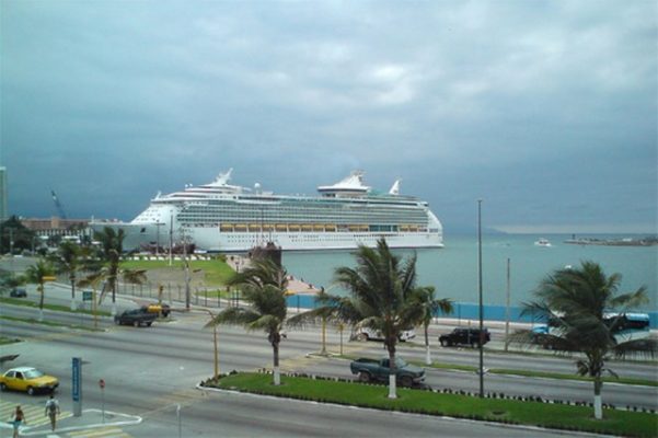 Cruise ship at port in Puerto Vallarta