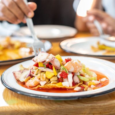 Ceviche Tostada